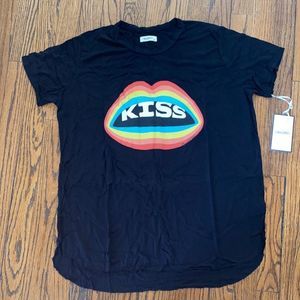 New! Lauren Moshi Modal Kiss Tee XL